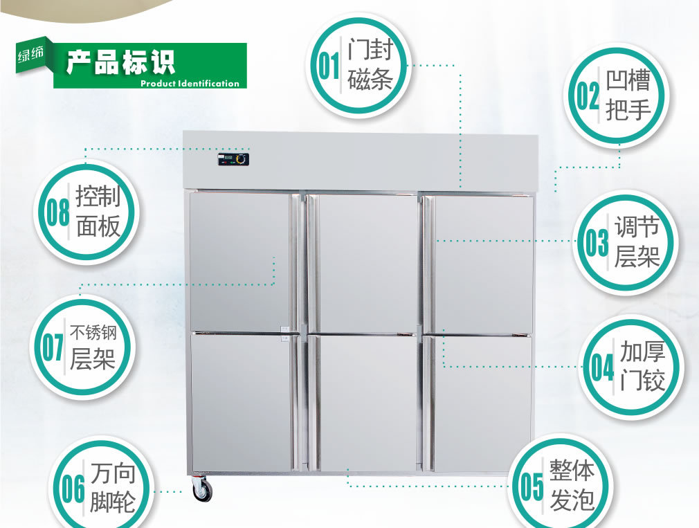 四門(mén)廚房冷柜